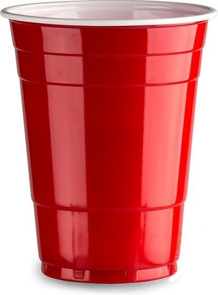 Beer Pong Jeu Coupe Rouge 12 tasses 16 oz chacune + 3 boules de pong