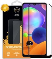 2-Pack Samsung Galaxy A31 Screenprotectors - MobyDefend Gehard Glas Screensavers - Zwarte Randen - Screen Protectors - Glasplaatjes Geschikt Voor: Samsung Galaxy A31