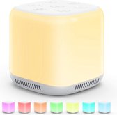 Clockity White Noise Machine - Slaaphulp - Nachtlampje Baby - Witte Ruis Baby - Nachtlampje kinderen - White Noise Machine - Slaaphulp met LED verlichting en 34 rustgevende geluide