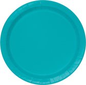 Turquoise Borden 18cm 20st