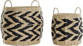 Basket spelset DKD Home Decor Vezel Bali (2 pcs)