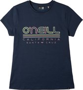 O'Neill T-Shirt Girls All Year Ss T-Shirt Ink Blue - A 164 - Ink Blue - A 100% Katoen Round Neck