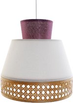 Plafondlamp DKD Home Decor Polyester Bamboe (46 x 46 x 45 cm)