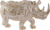 Decoratieve figuren DKD Home Decor Hars Neushoorn (38.5 x 12.5 x 20 cm)