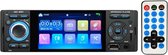 TechU™ Autoradio T137 – 1 Din met Afstandsbediening – 4.0 inch Monitor – FM radio – Bluetooth – USB – AUX – SD – Handsfree bellen