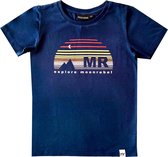 Moon Rebel T-shirt Dylan  donkerblauw  158/164