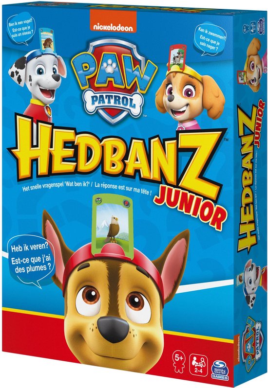 Bordspel: PAW Patrol HedBanz Junior - bordspel om plaatjes te raden, van het merk PAW Patrol