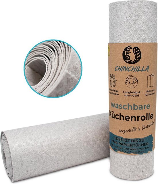 Chinchilla Zero Waste - Essuie-tout - Lavable - Cellulose de bois