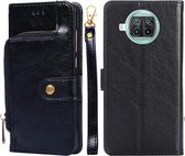 Ritstas PU + TPU Horizontale Flip Leren Case met Houder & Kaartsleuf & Portemonnee & Lanyard Voor Geschikt voor Xiaomi Mi 10T Lite / Redmi Note 9 Pro 5G CN Versie (Zwart)