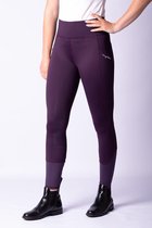 Rijbroek Equitights Hurley II Full Grip aubergine - 36