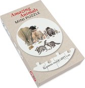 Bekking & Blitz - Puzzel - Mini puzzel - Rond - Kunst - Olifant - uit 'van Mug tot Olifant - Ingrid & Dieter Schubert