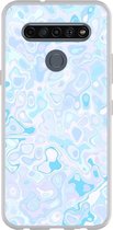Smartphonebooster Telefoonhoesje - Back Cover - Geschikt Voor LG K61 - Blue En Blue