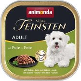 Animonda Vom Feinsten - Adult Kalkoen + Eend in saus - 22x150 gr ( Honden natvoer )