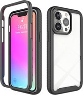 Apple iPhone 13 Pro Hoesje Volledig Schokbestendig Hybride Cover Zwart