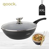 PT Cooking® | Wok pan XL inclusief deksel | 32Ø |Alle warmtebronnen