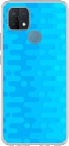 Smartphonebooster Telefoonhoesje - Back Cover - Geschikt Voor OPPO A15 - Blue En Blue