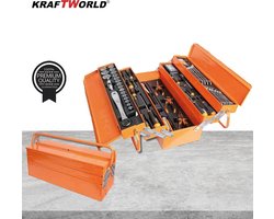 Kraft World | Gereedschapskist – Gevuld