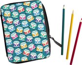 Teken Etui met inhoud 32-delig Hippie Busjes I (staand)