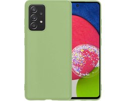 Coque Samsung A52s 5G Coque en Siliconen Coque Arrière - Coque Samsung Galaxy A52s Coque Siliconen - Vert
