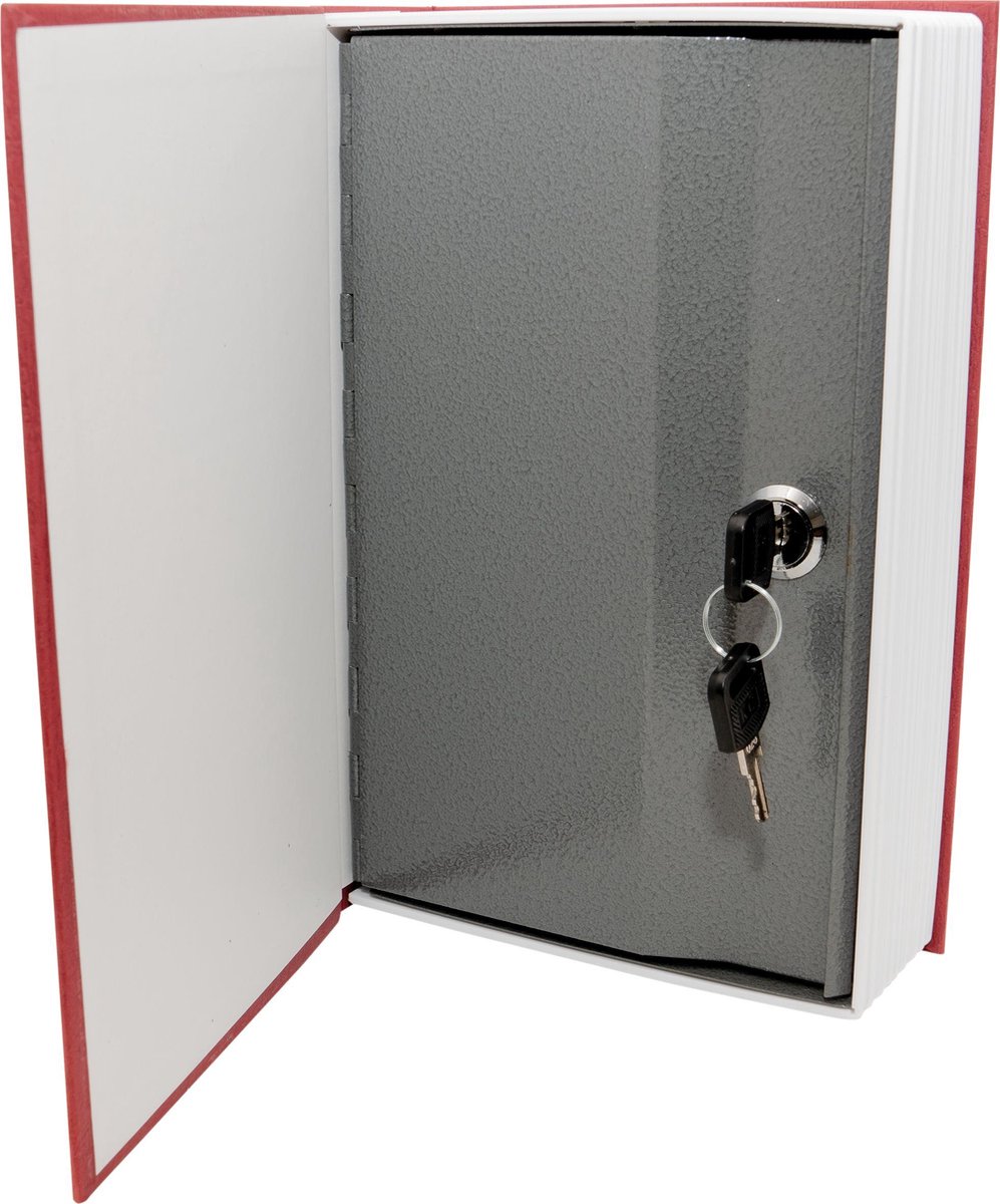 Eagle T431KR - Geheime kluis - Boekvorm - Engels woordenboek - Rood - 2 sleutels - 24x15,5x5,5cm