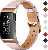 Premium Fitbit charge 4 bandje | ECHT LEDER | Voor Fitbit charge 3 en 4 | Leer | Eenvoudige Bevestiging | Fitbit Charge 3 Bandje | Charge 4 Bandje |