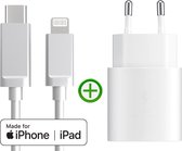 Snellader 25W met Classic White edition USB-C naar Lightning Kabel 2m | Geschikt voor Apple iPhone | iPad