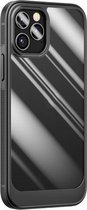 Schokbestendige TPU + pc-beschermhoes voor iPhone 13 mini (zwart)
