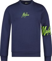 Malelions Junior Captain Crewneck - Navy/Green - 16 | 176