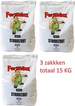 Strooizout - drie zakken van 5 kg per stuk - 15 kg strooizout.
