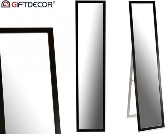 Miroir sur pied - Miroir - Miroir noir - 120x30 - Miroir sur pied - Miroir  pleine... | bol.com