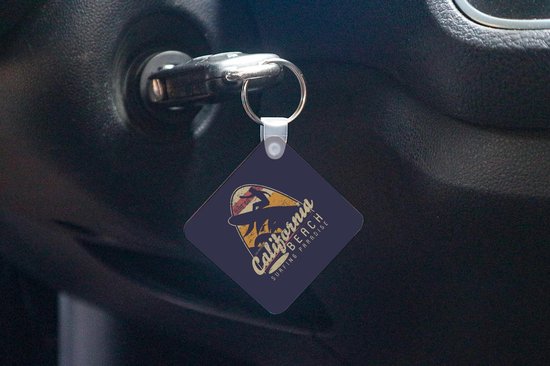 Porte-clés - Vintage - Surf - Planche de surf - Plastique