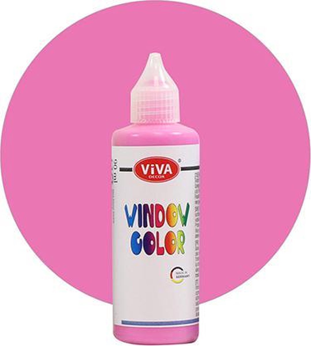 Glasverf - Stickerverf - roze - Viva Kids - Windowcolor - 90ml