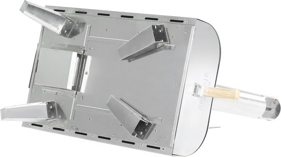 BIGHORN Pizza Pellet Oven - Pizza oven voor Buiten - Pizzaoven Draagbaar - Opvouwbaar - RVS - 15KG - 460°
