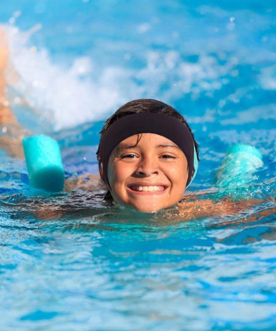 Bandeau de natation en néoprène étanche et réglable pour enfants