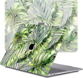 Lunso Geschikt voor MacBook Pro 13 inch (2016-2019) cover hoes - case - Green Jungle