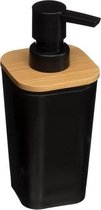 MDXL - Zeepdispenser - Zwart - Handmatig - Bamboe - hygiëne - Badkamer - huiskamer - Schoon - Wc -  500 ml