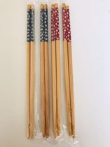 4 Paar Chopsticks Voor Sushi en Japanse gerechten-Eetstokjes Bamboe