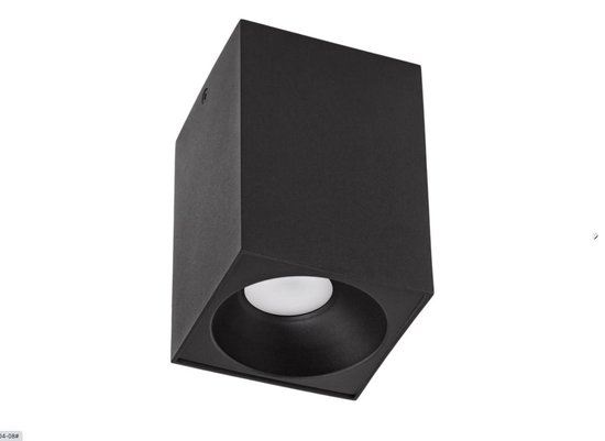 Spectrum - Spot de plafond LED - Cube Noir Zwart 95x95x138 mm - TVA excl. Spot LED