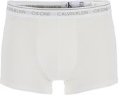 Calvin Klein CK ONE Cotton trunk (1-pack) - heren boxer normale lengte - wit -  Maat: S