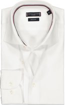 Tommy Hilfiger Core classic shirt - regular fit overhemd twill - wit - Strijkvriendelijk - Boordmaat: 41