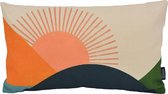 Mountain Sunset Kussenhoes | Katoen / Linnen | 30 x 50 cm | Zonsondergang