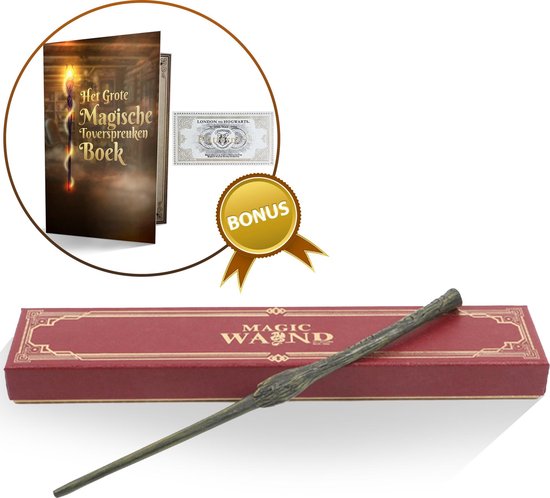 Baguette magique Bellatrix de Detta / Bellatrix Lestrange dans la boîte  d'Ollivanders