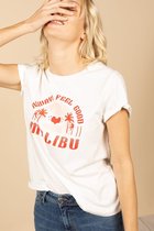 DEELUXE T-shirt met korte mouwen en print FEELGOOD Off White