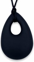 Chewzoo® - Bijtketting Basic - Druppel - Stevige Kauwketting - Zwart