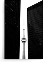 Walljar - Toronto - CN Tower - Zwart wit poster