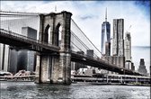 Walljar - New York - Skyline - Muurdecoratie - Poster