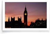 Walljar - Londen - Big Ben II - Muurdecoratie - Poster