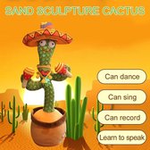 Dansende cactus speelgoed - Tiktok - Decoratie - Dancing cactus - Recorder - Baby