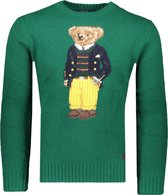 Polo Ralph Lauren  Trui Groen Normaal - Maat XL - Heren - Herfst/Winter Collectie - Wol