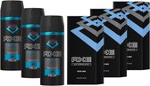 Axe Marine - Deodorant (3 x 100 ml) en Aftershave (3 x 100ml)